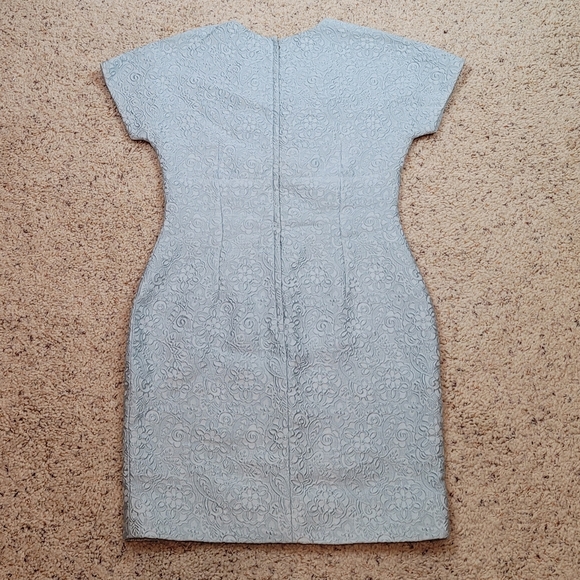 Dolce & Gabbana Pale Blue Cap Sleeve Pencil Dress size 44 - Picture 2 of 3
